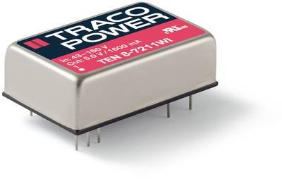 TracoPower TEN 8-4812WI DC/DC-Wandler, Print 48 V/DC 12 V/DC 665 mA 8 W Anzahl Ausgänge: 1 x Inhalt 1 St.