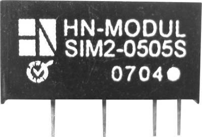 HN Power SIM2-1212D-SIL7 DC/DC-Wandler, Print 12 V/DC 12 V/DC, -12 V/DC 82 mA 2 W Anzahl Ausgänge: 2 x Inhalt 1 St.