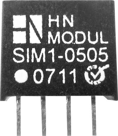HN Power SIM1-1224-SIL4 DC/DC-Wandler, Print 12 V/DC 24 V/DC 42 mA 1 W Anzahl Ausgänge: 1 x Inhalt 1 St.
