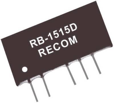 RECOM RB-0512D DC/DC-Wandler, Print 5 V/DC 12 V/DC, -12 V/DC 42 mA 1 W Anzahl Ausgänge: 2 x Inhalt 1 St.