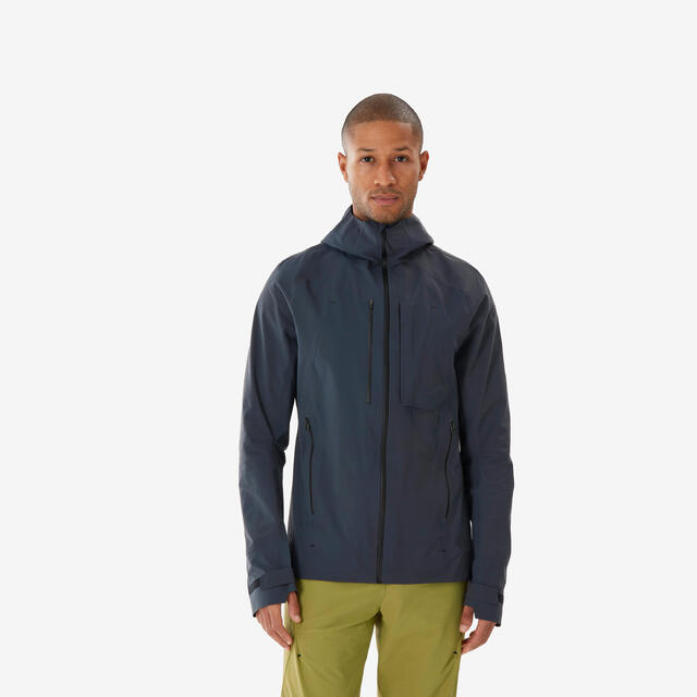 Chaqueta impermeable de montaña y trekking con capucha Hombre Quechua MH900