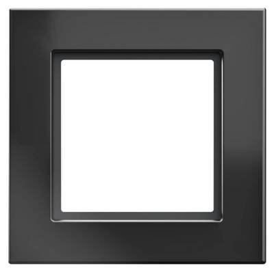 Homematic IP Rahmen IP Glasrahmen – 1-fach, schwarz