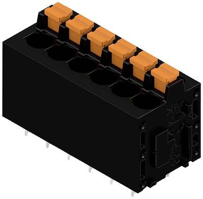 Weidmüller 1425070000 Schraubklemmblock 2.5 mm² Polzahl 6 Schwarz 45 St.