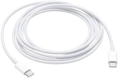 Apple USB-Kabel B-Ware (beschädigte / fehlende Verpackung) USB 2.0 USB-C® Stecker, USB-C® Stecker 2.00 m Weiß MLL82ZM/A
