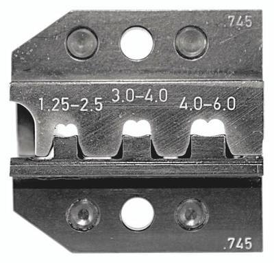 Rennsteig Werkzeuge 624 745 3 0 624 745 3 0 Crimpeinsatz Unisolierte Flachsteckverbinder 1.25 bis 6 mm² Passend für Mark