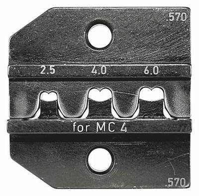 Rennsteig Werkzeuge 624 570 3 0 624 570 3 0 Crimpeinsatz Solar-Steckverbinder geeignet für MC4 2.5 bis 6 mm² Passend für