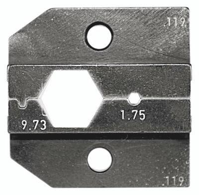Rennsteig Werkzeuge 624 119 3 0 624 119 3 0 Crimpeinsatz Koaxial-Steckverbinder, LWL Verbinder Passend für Marke (Zangen