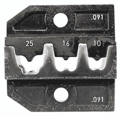 Rennsteig Werkzeuge 624 091 3 0 624 091 3 0 Crimpeinsatz Aderendhülsen 10 bis 25 mm² Passend für Marke (Zangen) Rennstei