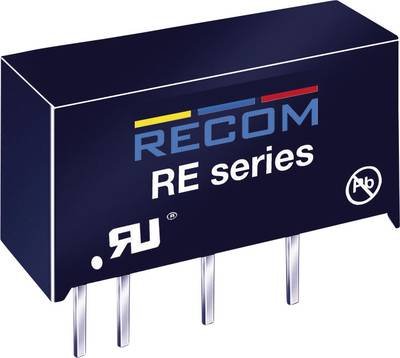 RECOM RE-1205S DC/DC-Wandler, Print 12 V/DC 5 V/DC 200 mA 1 W Anzahl Ausgänge: 1 x Inhalt 1 St.