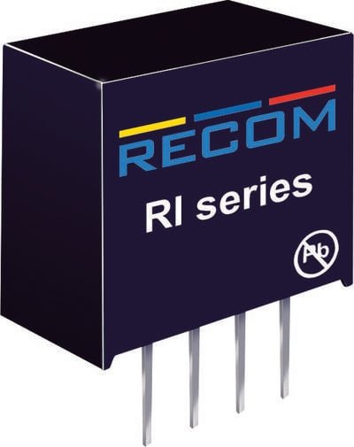 RECOM RI-0512S DC/DC-Wandler, Print 5 V/DC 12 V/DC 168 mA 2 W Anzahl Ausgänge: 1 x Inhalt 1 St.