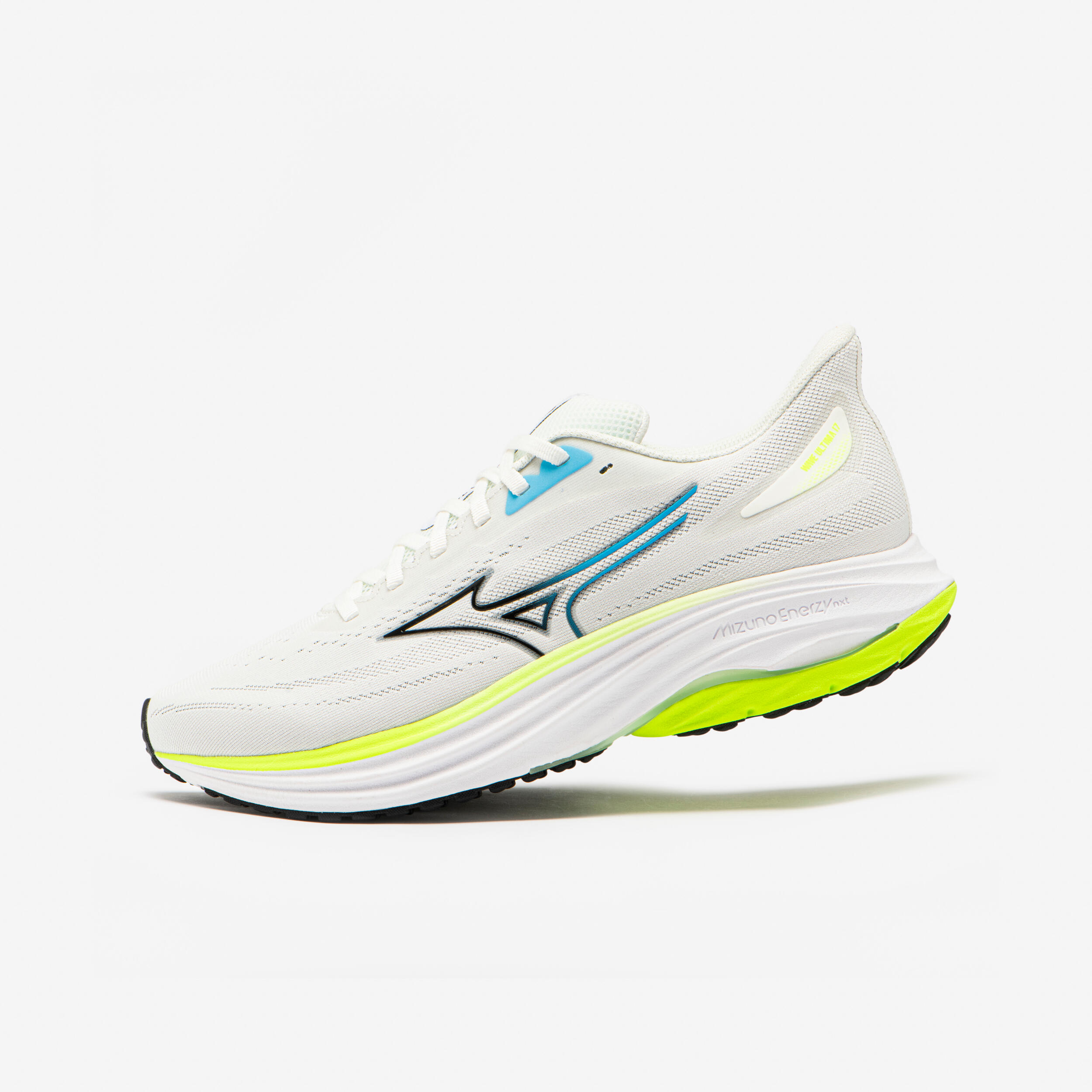 MIZUNO Zapatillas de running hombre, Mizuno Wave Ultima 17 blanco y amarillo