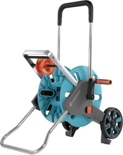 GARDENA 18515-20 Schlauchwagen CleverRoll M Easy Schlauchwagen 1 St. Türkis, Orange, Grau