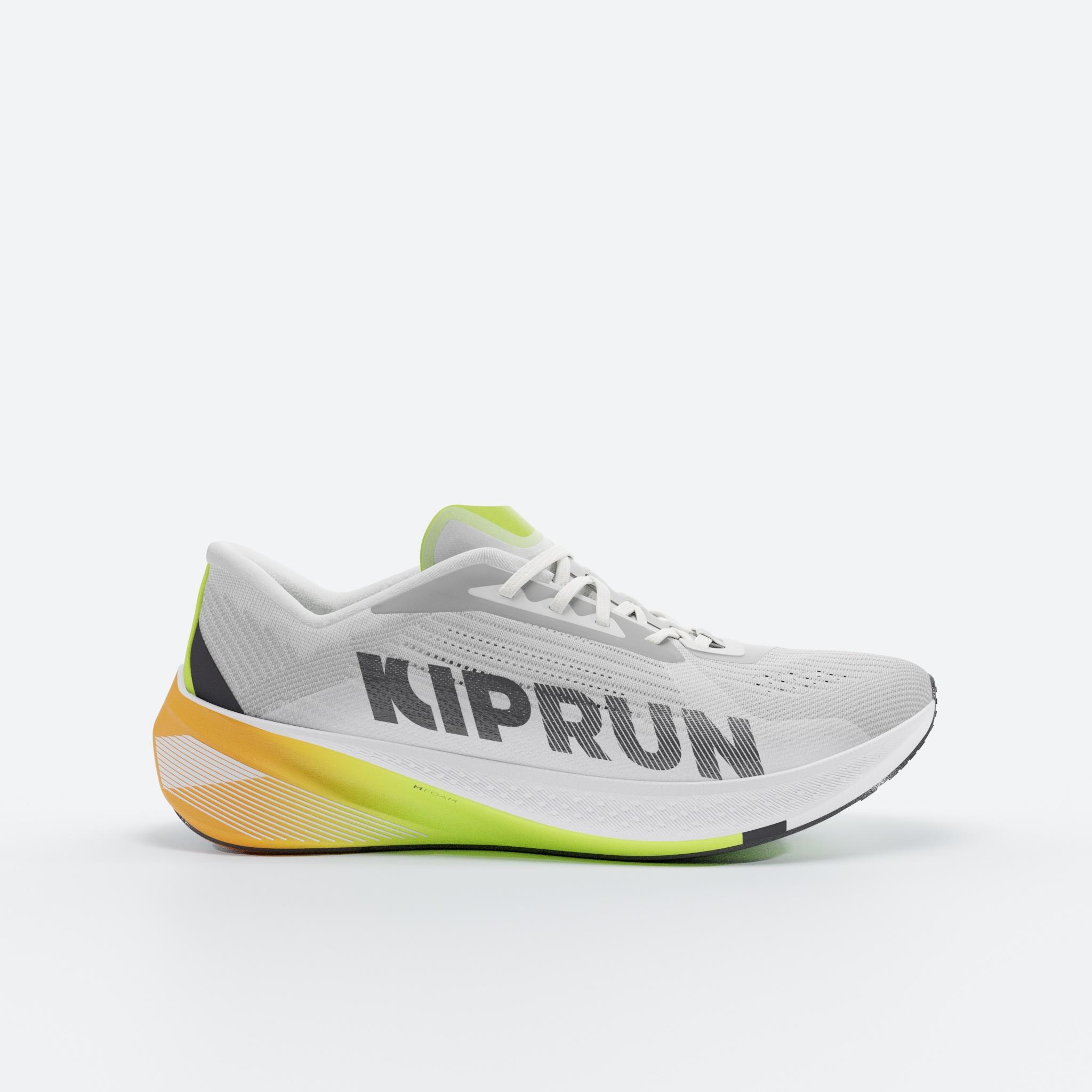 KIPRUN Zapatilla versátil running carretera hombre, KIPRUN KIPCORE PREMIUM gris verde