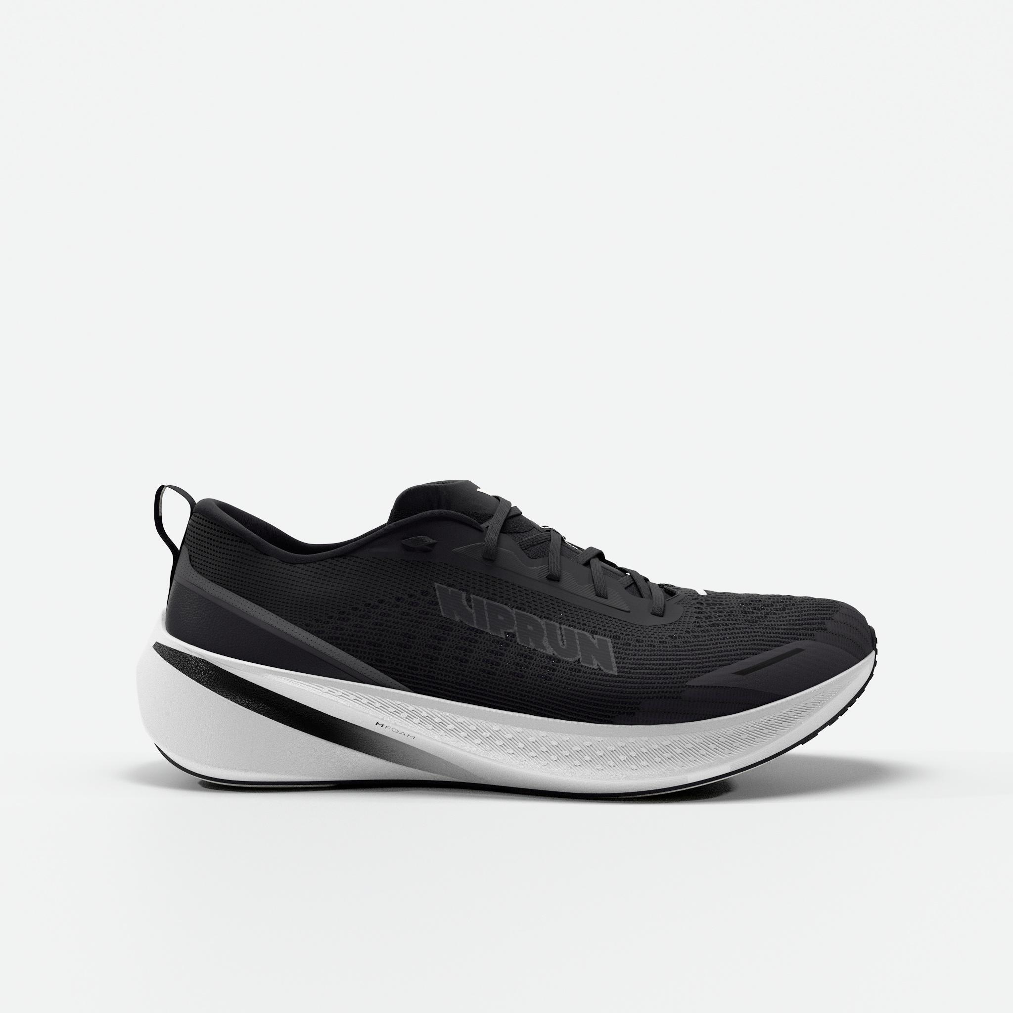 KIPRUN Zapatillas de Running Hombre, Kiprun Kipcore negro y blanco