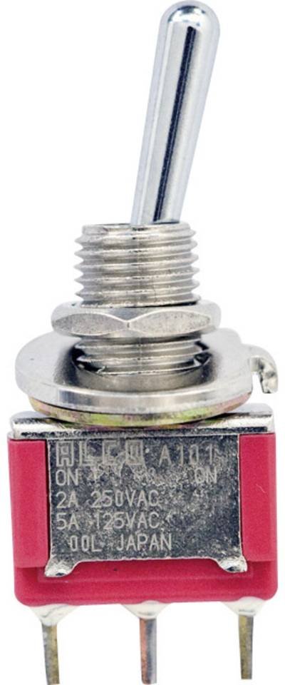TE Connectivity 4-1825136-5 4-1825136-5 Kippschalter 250 V/AC 2 A 1 x Ein/Ein rastend 1 St.