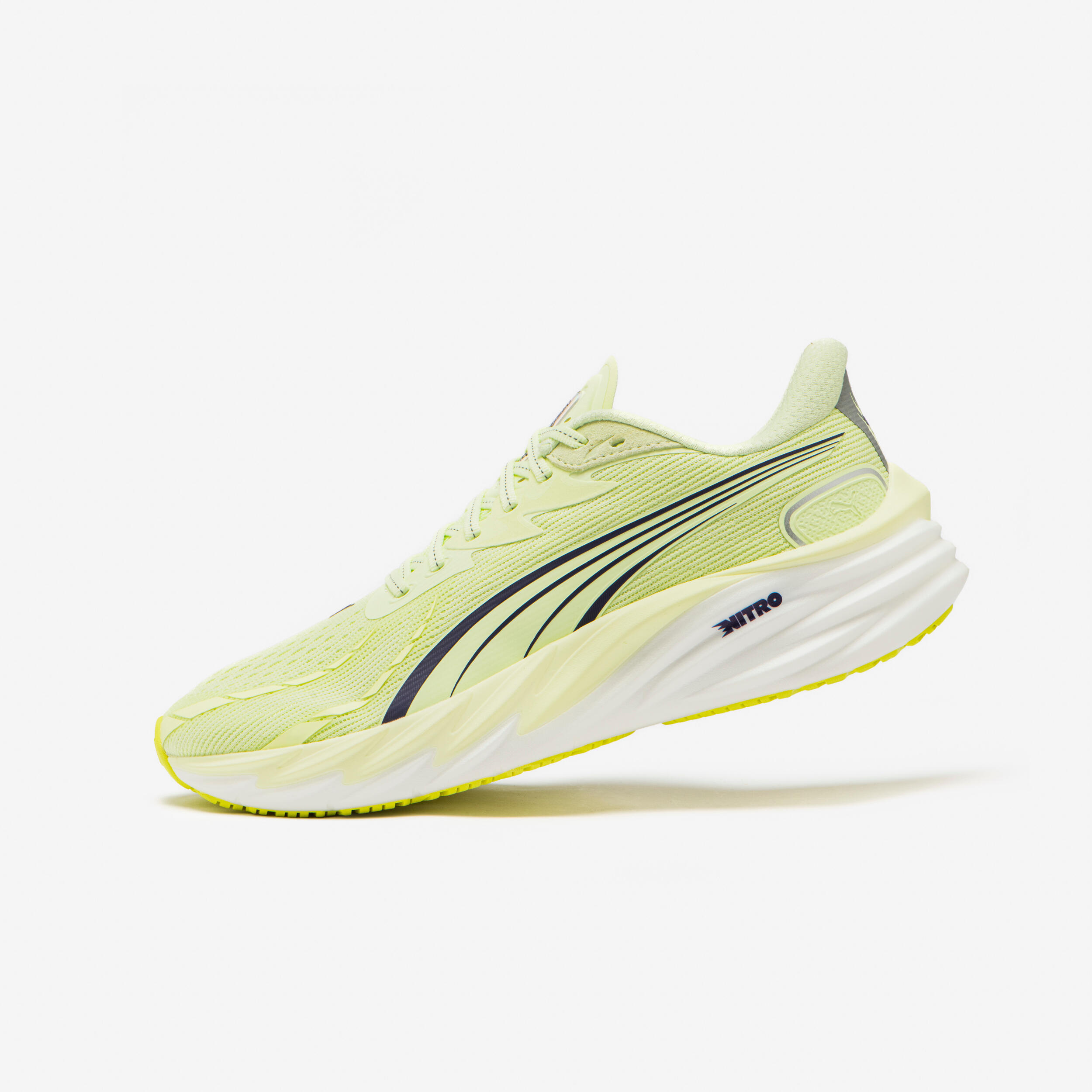 PUMA Zapatillas de running Puma Velocity Nitro 4 Hombre amarillo y blanco