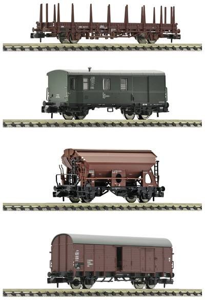 Fleischmann 6660044 Fleischmann 6660044 N 4er-Set Güterwagen der DB