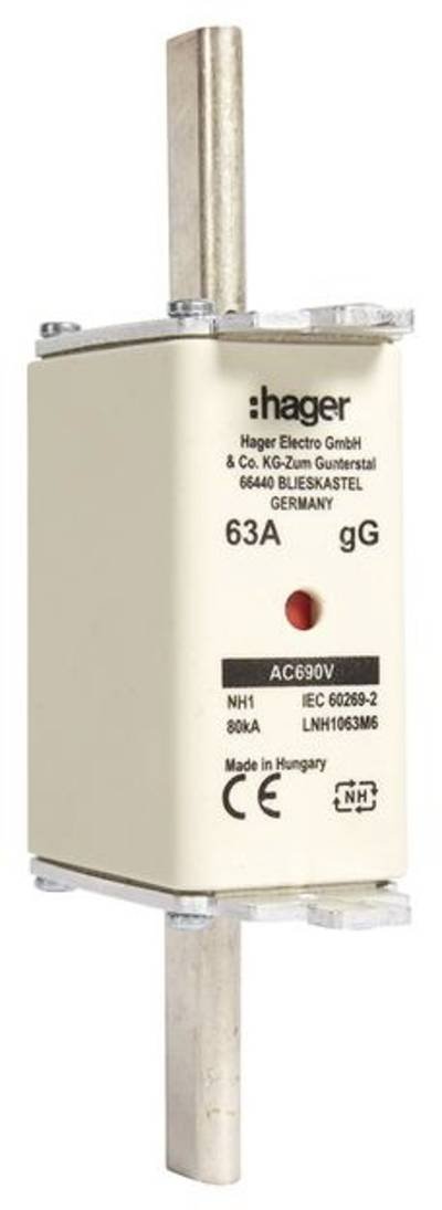 Hager LNH1063M6 NH-Sicherung 63 A 3 St.