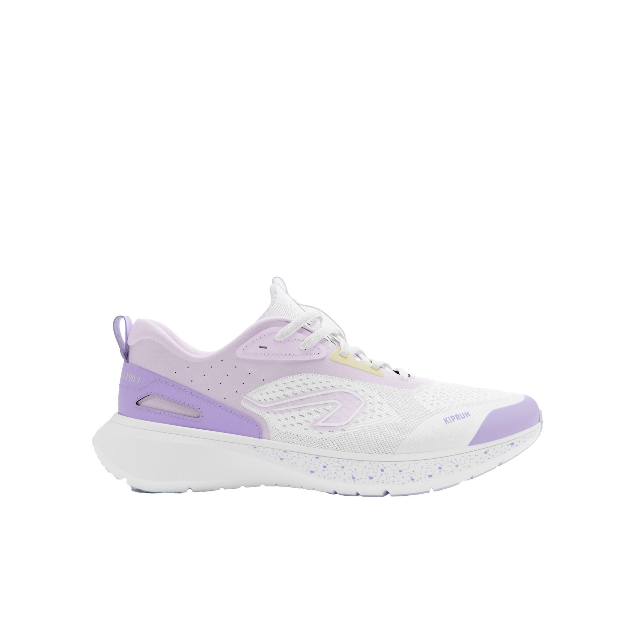 KIPRUN Zapatillas Running Mujer, Jogflow 190.1 Blanco Violeta