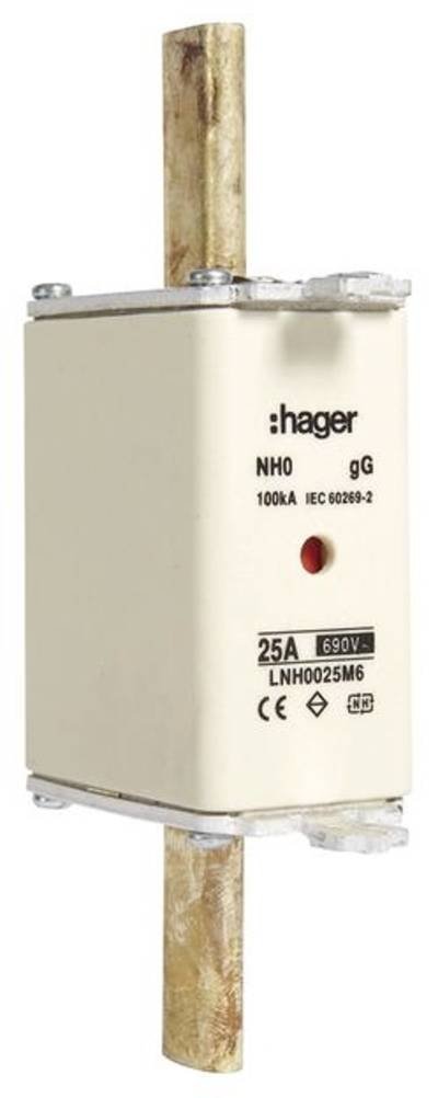 Hager LNH0025M6 NH-Sicherung 25 A 3 St.