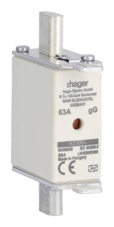 Hager LNH00063M6 NH-Sicherung 63 A 3 St.