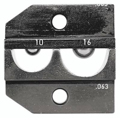 Rennsteig Werkzeuge 624 063 3 0 624 063 3 0 Crimpeinsatz Unisolierte Kabelschuhe, Unisolierte Verbinder 10 bis 16 mm² Pa