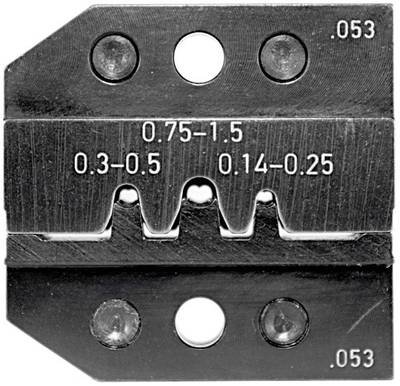 Rennsteig Werkzeuge 624 053 3 0 Crimpeinsatz Gerollte Verbinder 0.14 bis 1.5 mm² Passend für Marke (Zangen) Rennsteig We