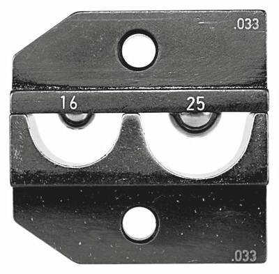 Rennsteig Werkzeuge 624 033 3 0 624 033 3 0 Crimpeinsatz Unisolierte Kabelschuhe, Unisolierte Verbinder 16 bis 25 mm² Pa