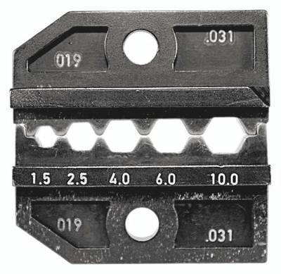 Rennsteig Werkzeuge 624 031 3 0 624 031 3 0 Crimpeinsatz Unisolierte Kabelschuhe, Unisolierte Verbinder 1.5 bis 10 mm² P