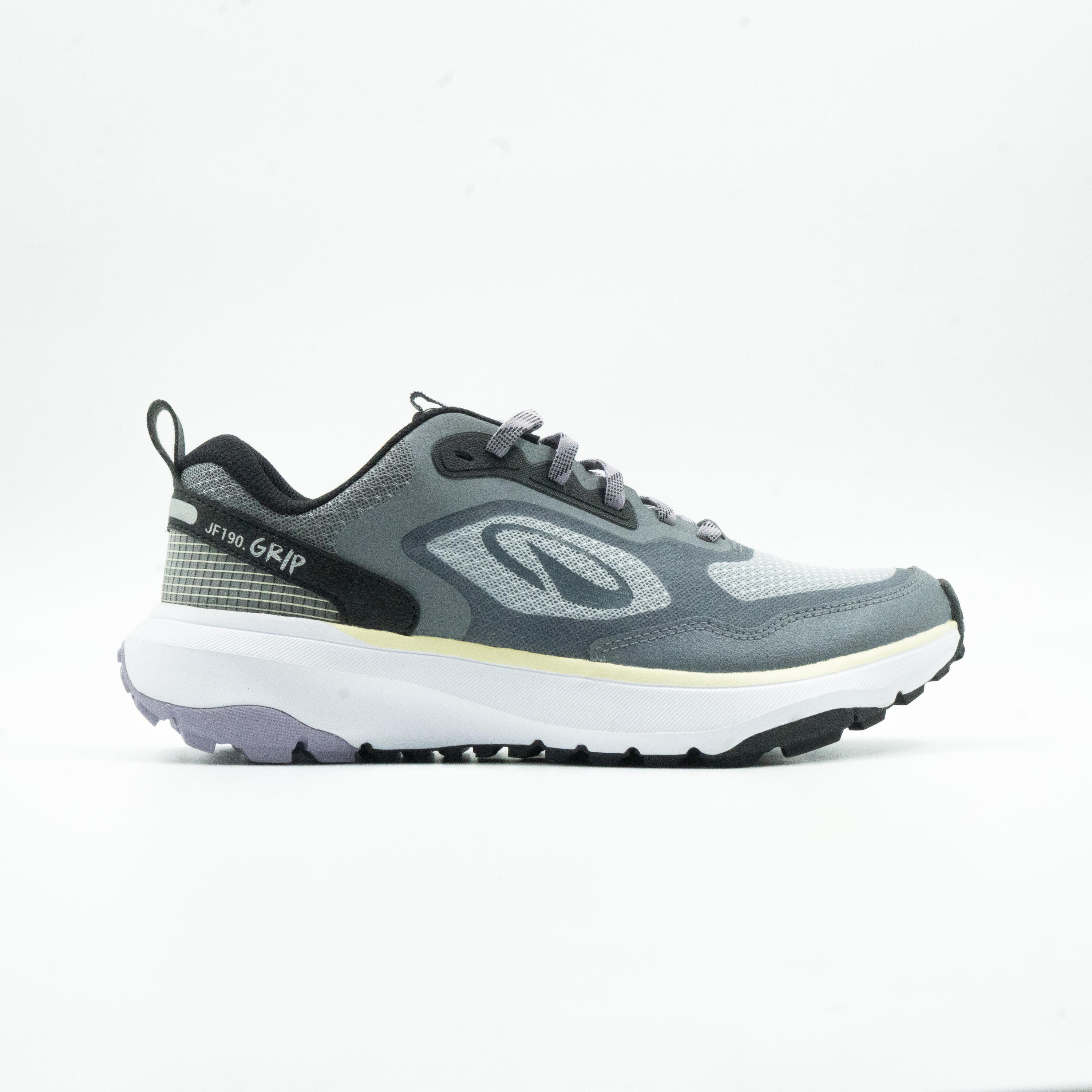 KALENJI Zapatillas Running y Trail mujer, JF190 Grip Negro Rosa