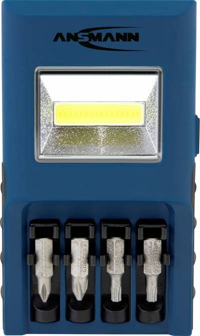 Ansmann 1600-0303 Ansmann 1600-0303 Batteriebetriebene Werkstattleuchte WL180B mit Bithalter 2021 Energieeffizienzklasse