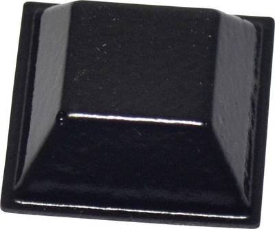 TOOLCRAFT PD2205SW Gerätefuß selbstklebend, quadratisch Schwarz (L x B x H) 20.6 x 20.6 x 7.6 mm 1 St.