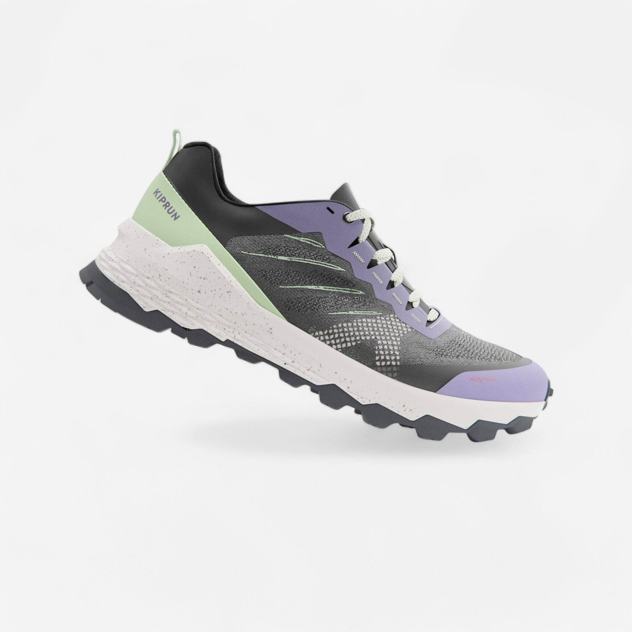 KIPRUN Zapatilla trail running mujer Kiprun MT3 violeta