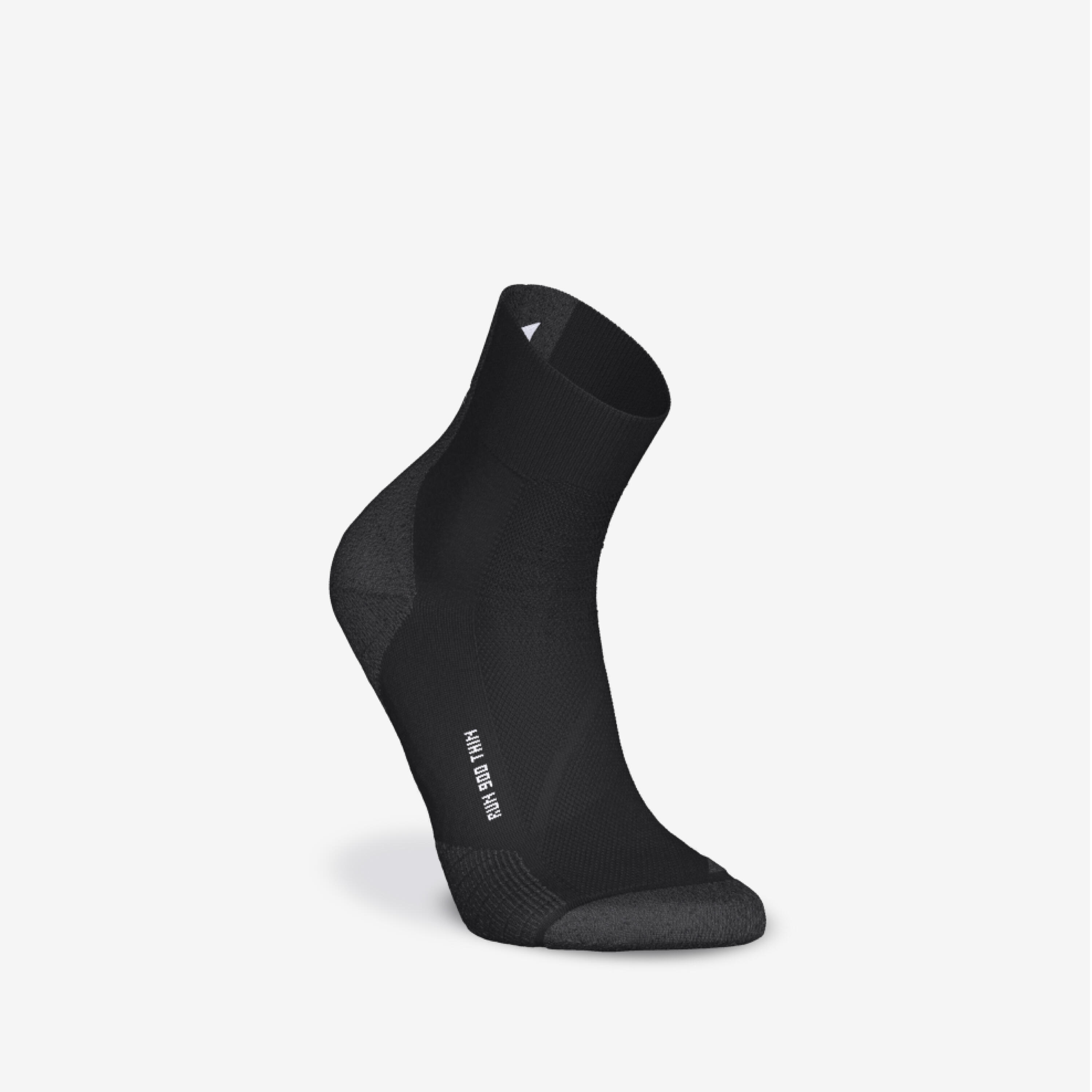 KIPRUN Calcetines de running KIPRUN run900 finos mid negros