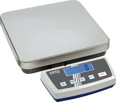 Kern DE 12K1A Plattformwaage DE 12K1A Wägebereich (max.) 12 kg Ablesbarkeit 1 g über Steckernetzteil Silber