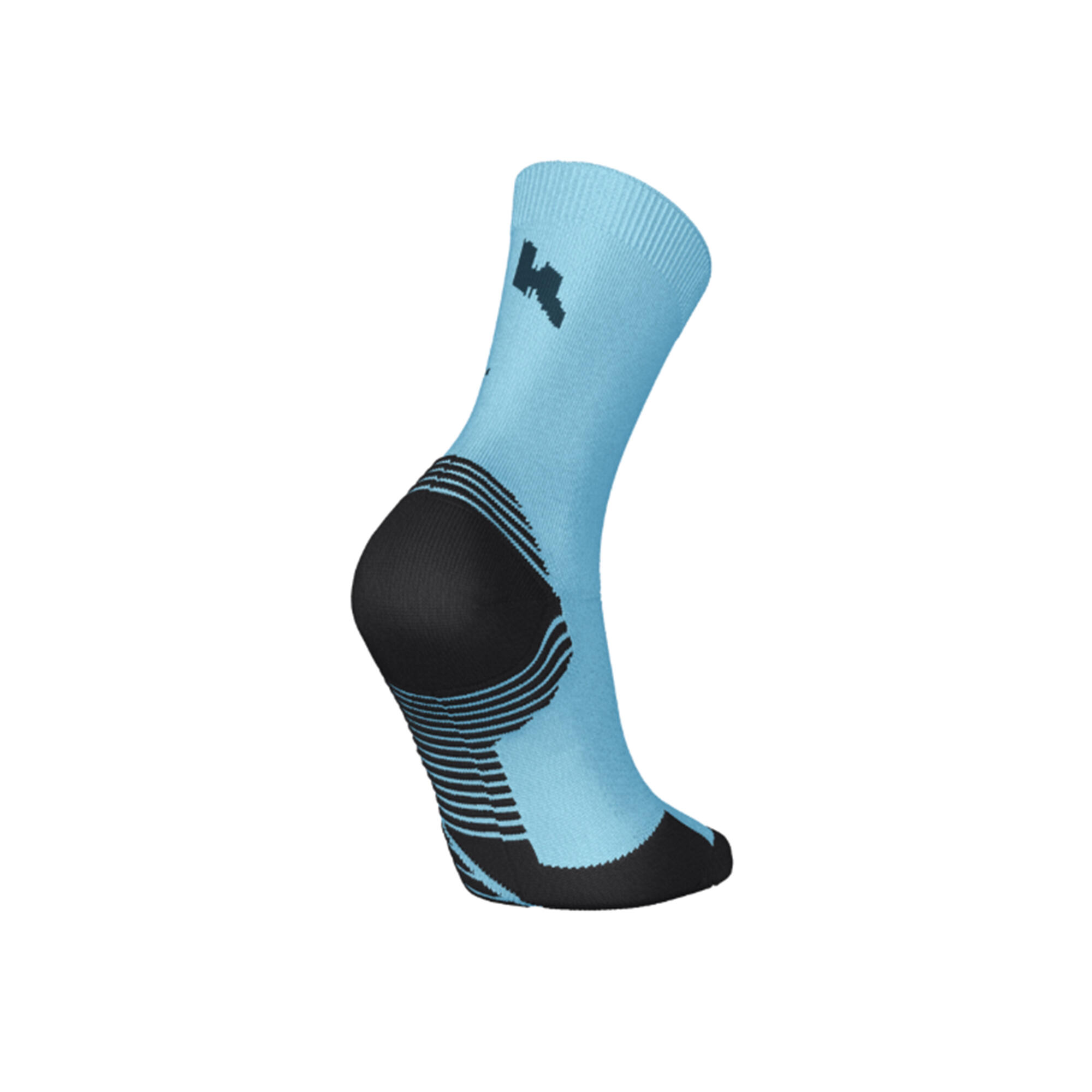 KIPRUN Lote 2 pares calcetines gruesos de running media pantorrilla, Kiprun run500 Azul
