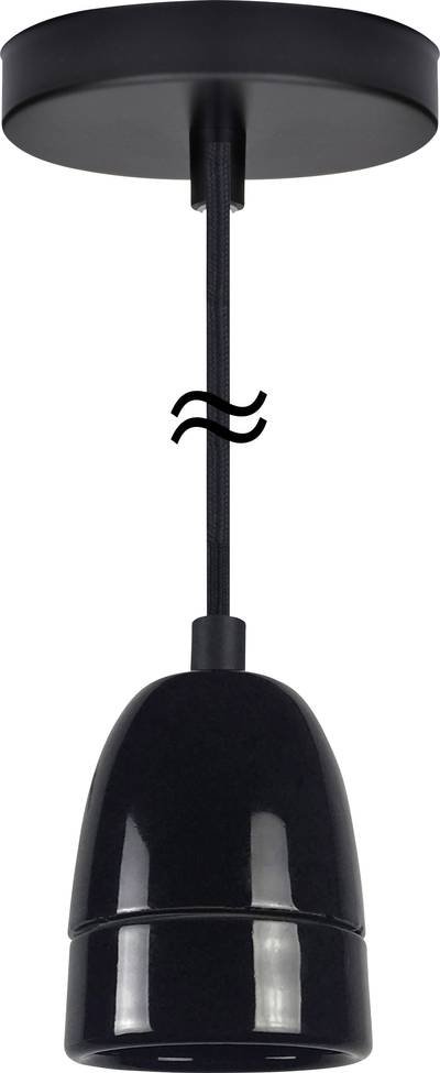 Segula New York 50584 Pendelleuchte E40 60 W Schwarz