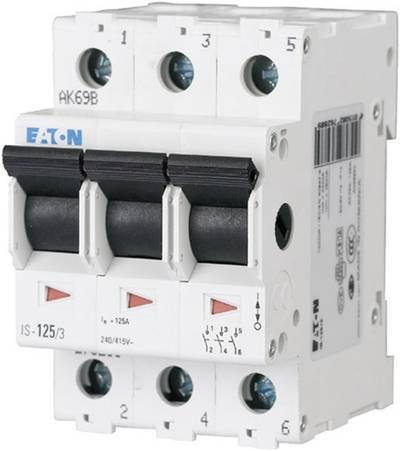 Hauptschalter 3polig 125 A 3 Öffner, 3 Schließer 240 V/AC Eaton 276288