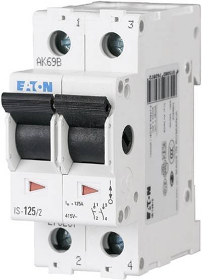 Hauptschalter 2polig 100 A 2 Öffner, 2 Schließer 240 V/AC Eaton 276283