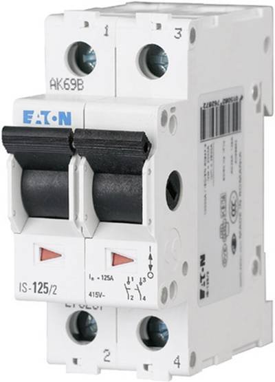 Hauptschalter 2polig 80 A 2 Öffner, 2 Schließer 240 V/AC Eaton 276279