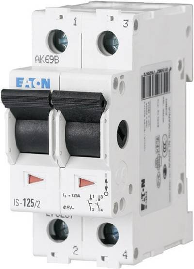 Hauptschalter 2polig 32 A 2 Öffner, 2 Schließer 240 V/AC Eaton 276267