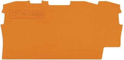 WAGO 2010-1392 Abschluss- und Trennplatte Orange 1 St.