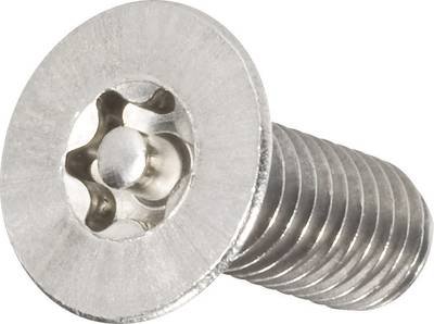 TOOLCRAFT 888797 Senkkopfschraube M3 8 mm T-Profil mit Stift Edelstahl A2 10 St.