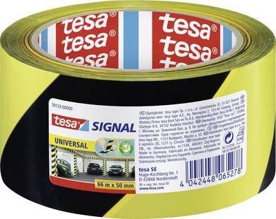 tesa UNIVERSAL 58133-00000-00 Markierungsklebeband tesa® SIGNAL Gelb, Schwarz (L x B) 66 m x 50 mm 1 St.