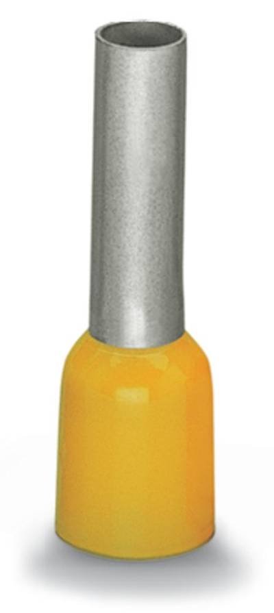 WAGO 216-208 Aderendhülse 6 mm² Teilisoliert Gelb 100 St.