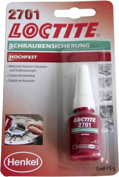 LOCTITE® 2701 195911 Schraubensicherung Festigkeit: hoch 5 ml