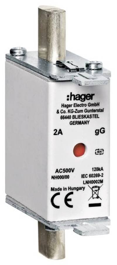 Hager LNH0050M NH-Sicherung 50 A 3 St.