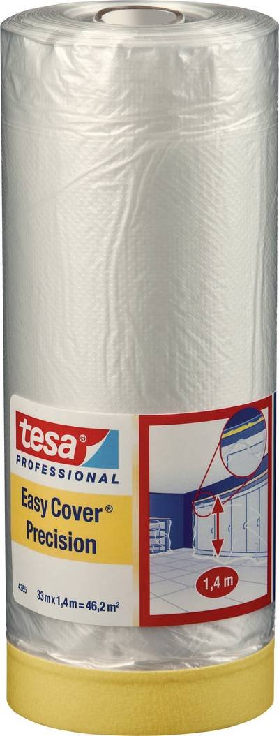tesa 04365-00001-01 Abdeckfolie tesa Easy Cover® 4369 Transparent (L x B) 14 m x 1.4 m 1 St.