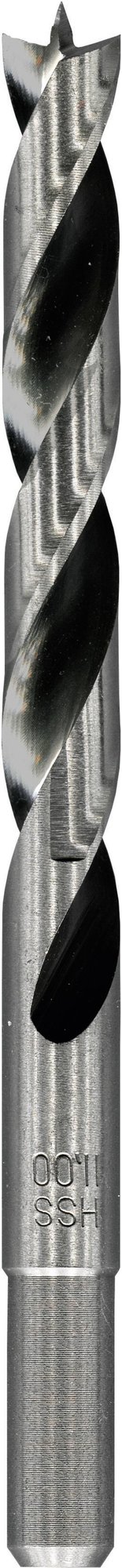 Heller 28561 2 Holz-Spiralbohrer 4 mm Gesamtlänge 75 mm Zylinderschaft 1 St.