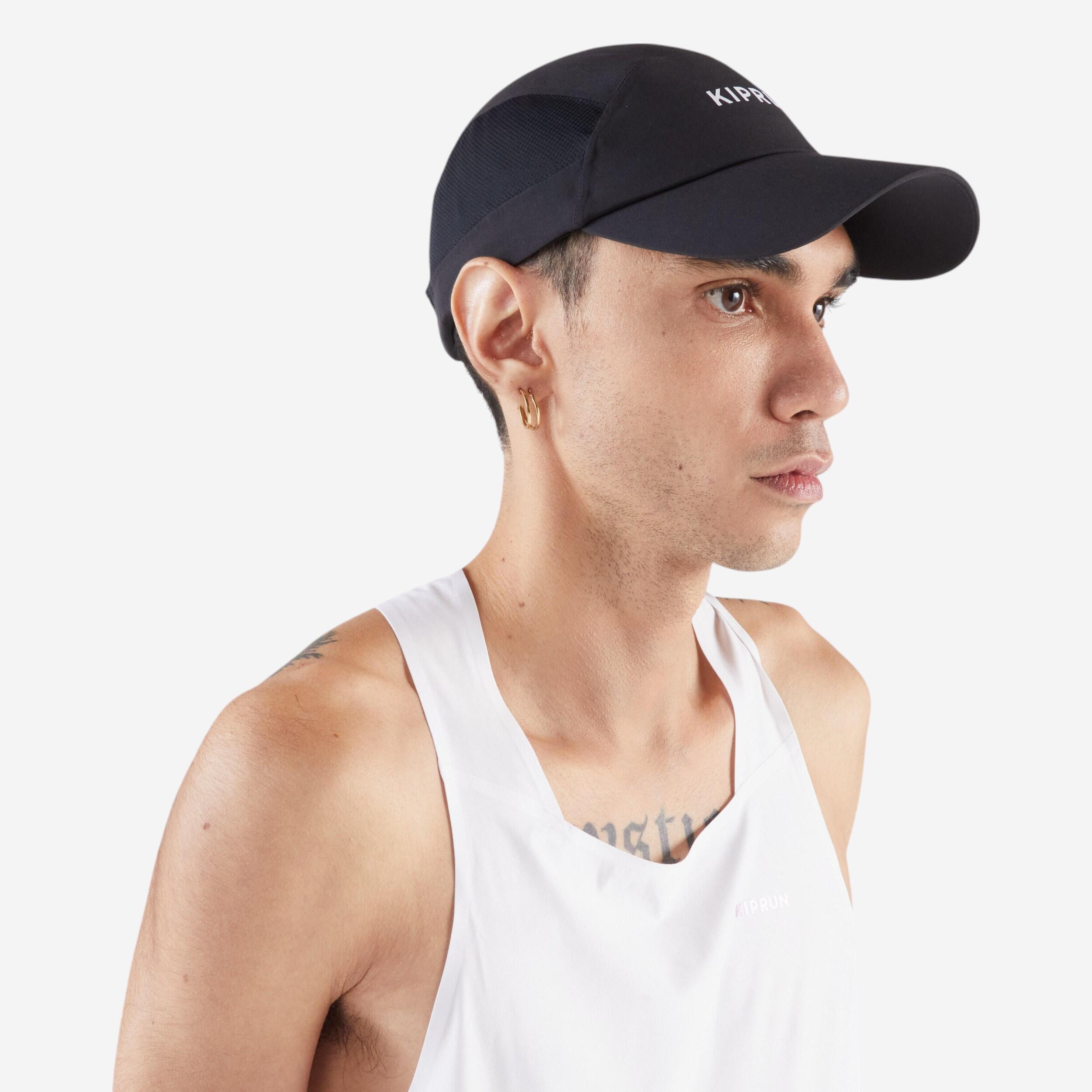 KIPRUN Gorra running V2 Hombre Mujer - KIPRUN negro